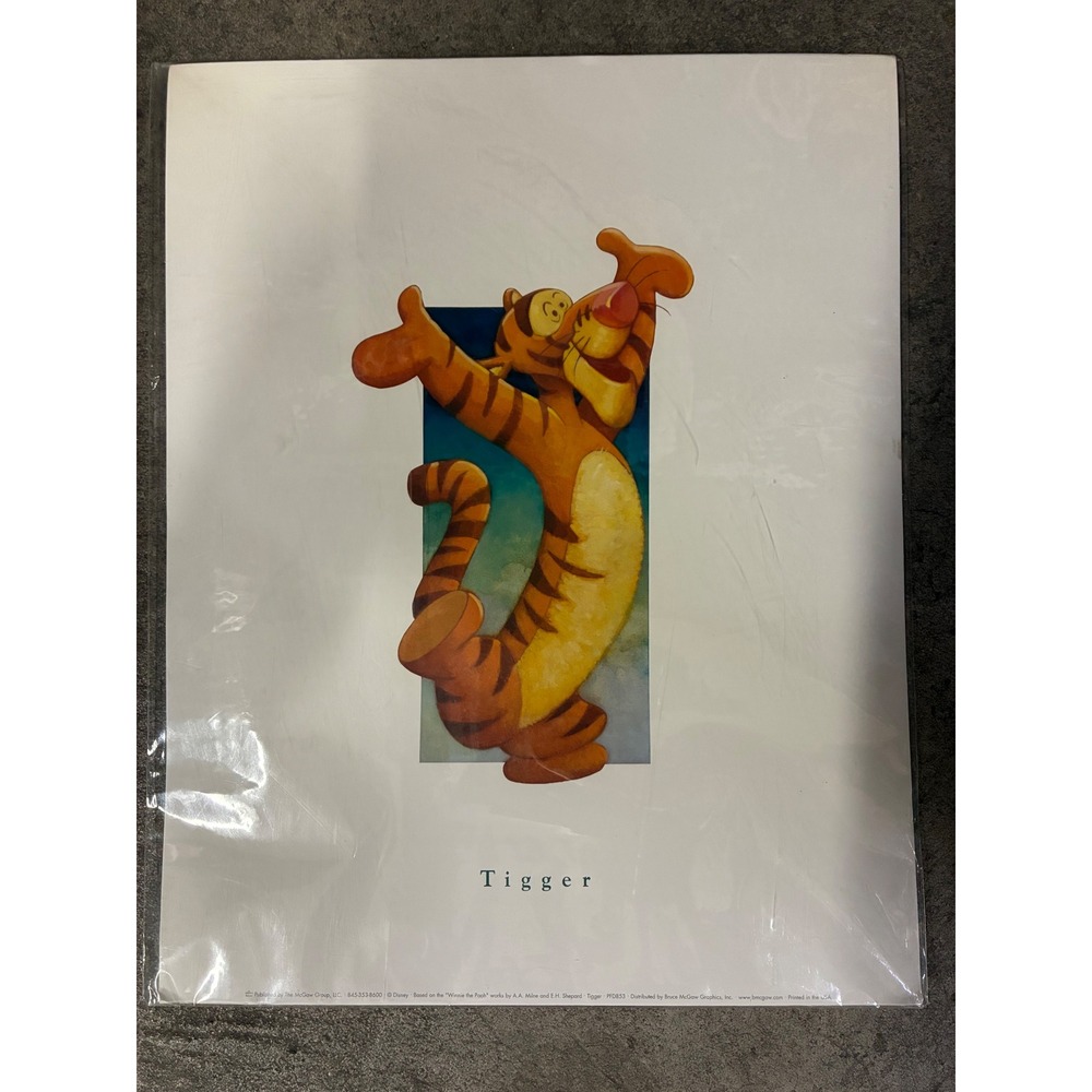 Disney Tigger Winnie the Pooh Art Print Bruce McGaw Graphics PFD853 9.5x6